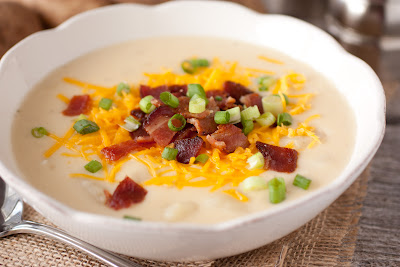 Cheesy Bacon Ranch Potato Soup