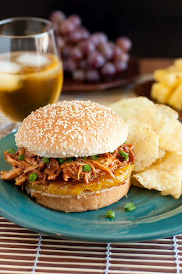 Hawaiian BBQ Chicken Sandwiches