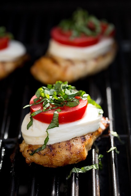 caprese grilled chicken