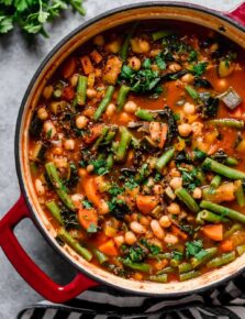 Kale and Quinoa Minestrone