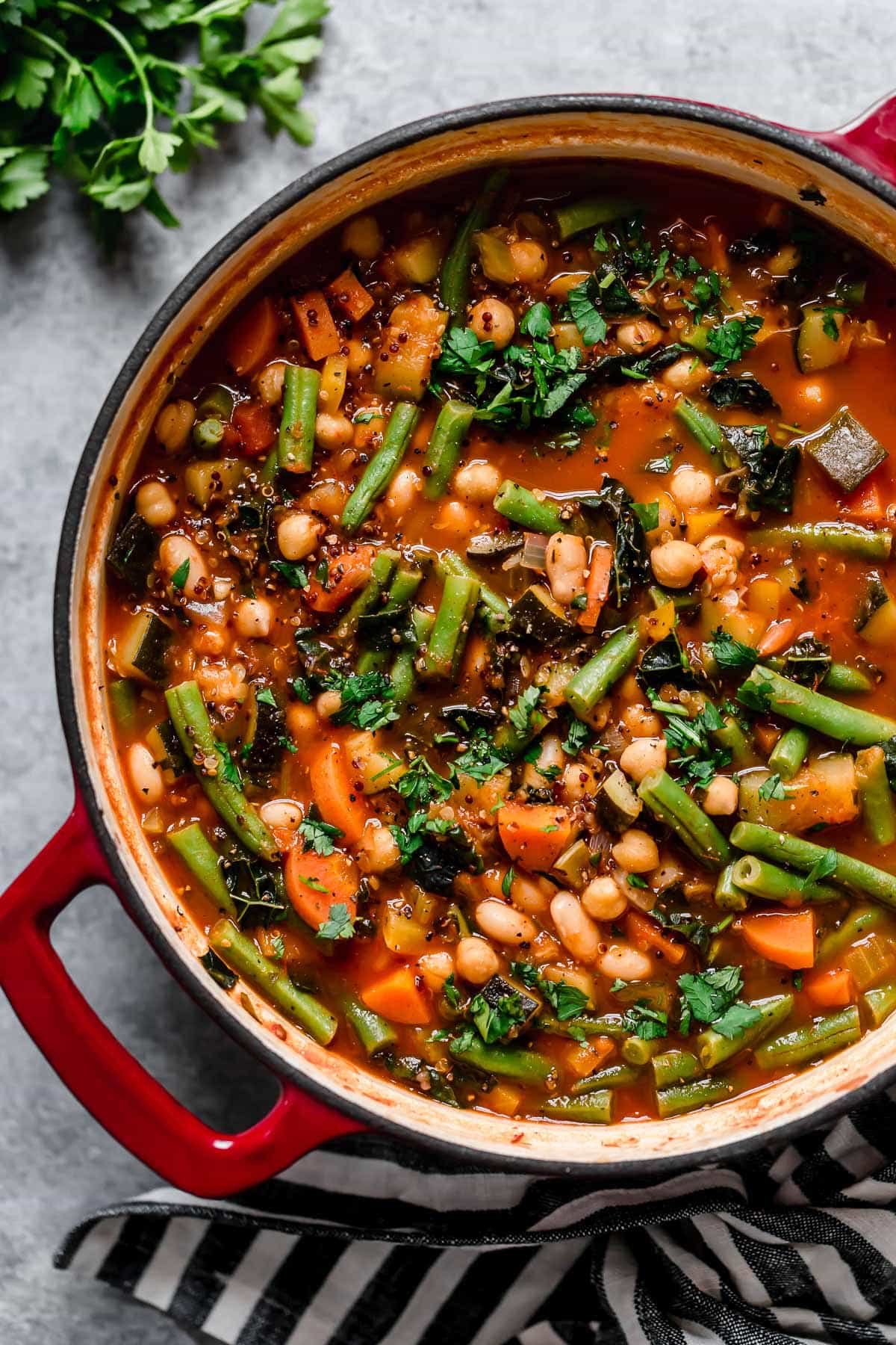 Kale and Quinoa Minestrone