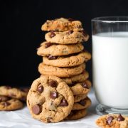 Flourless Peanut Butter Chocolate Chip Cookies