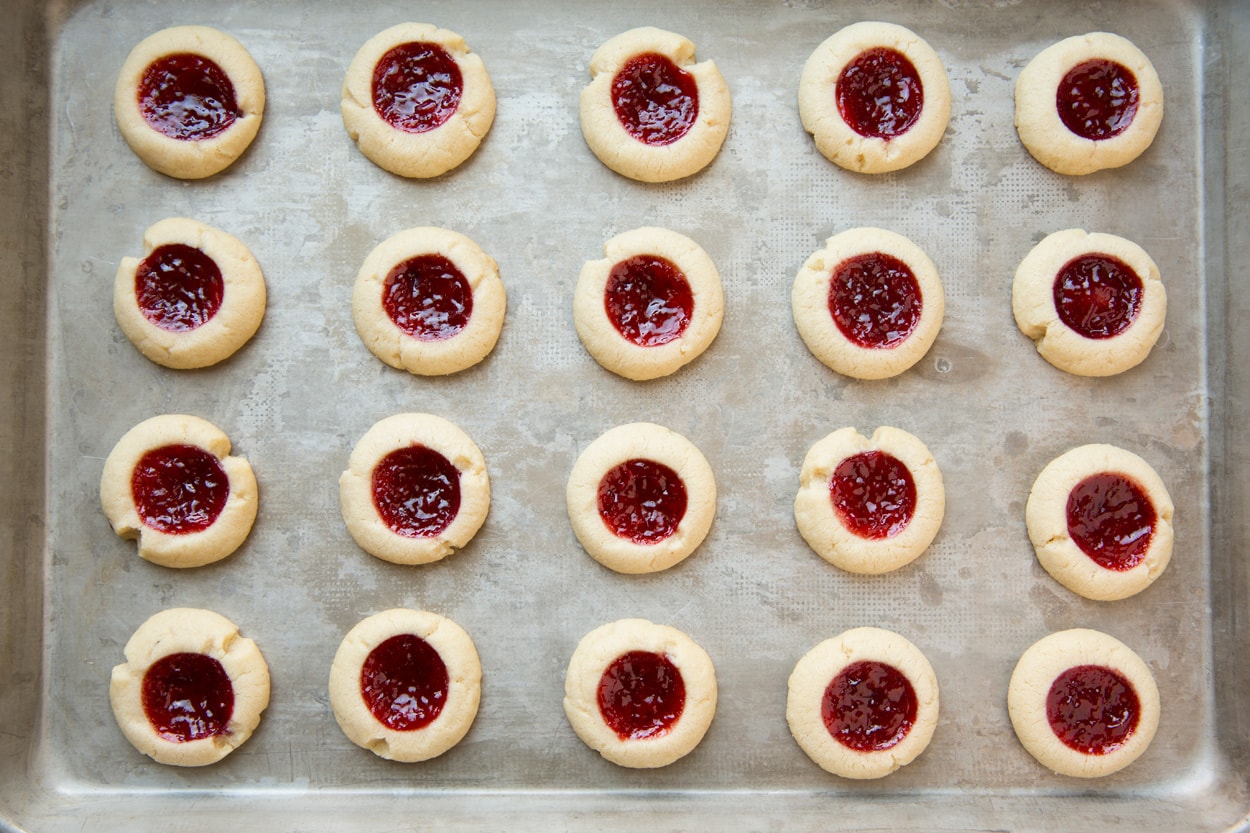 Shortbread Thumbprint Cookies