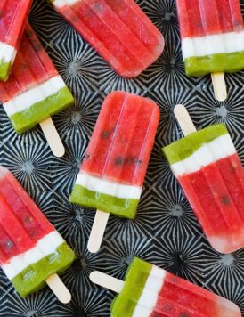 Watermelon popsicles