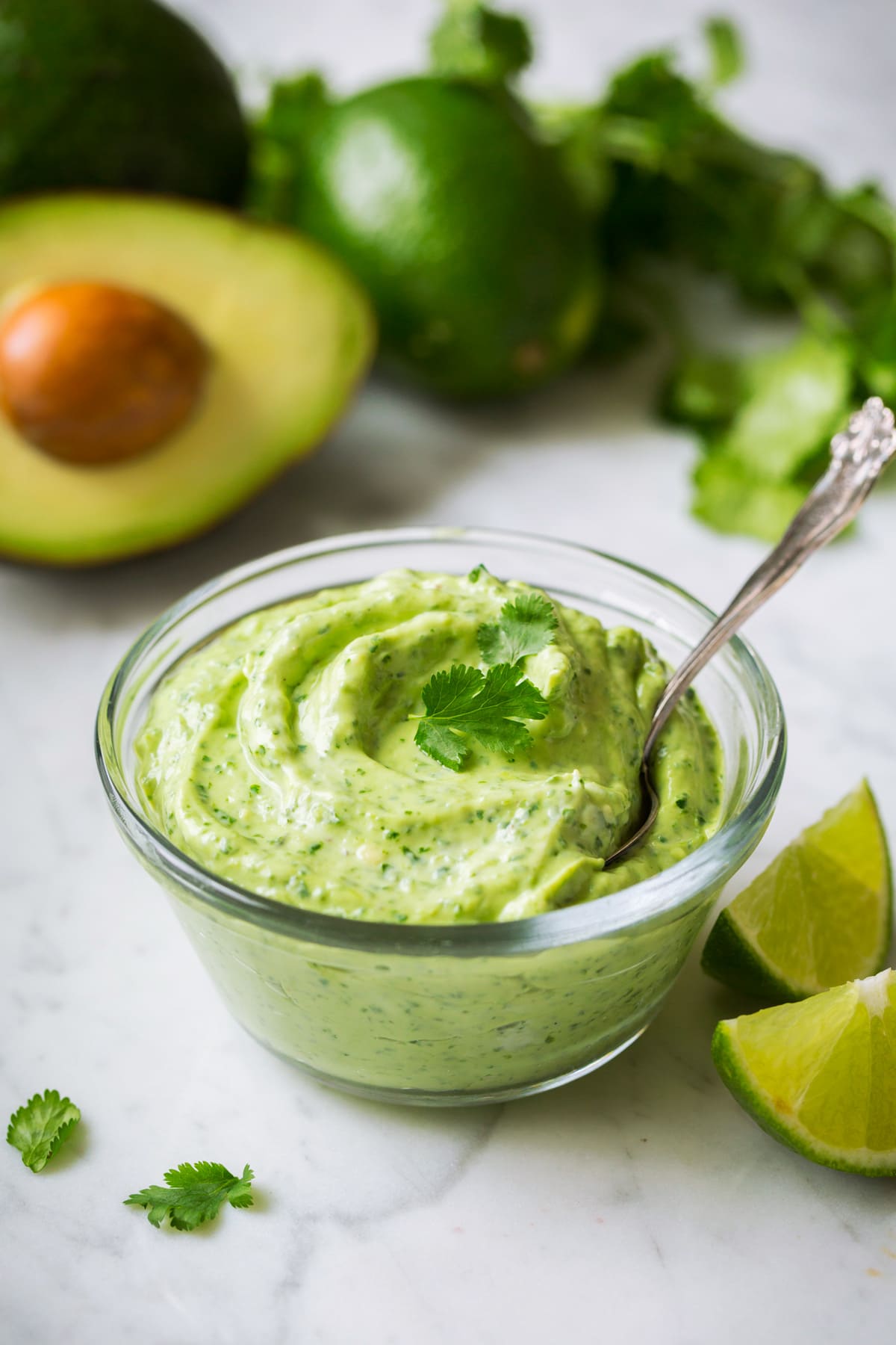 avocado cilantro lime crema