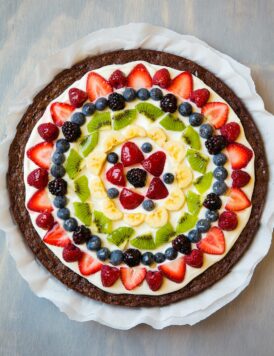 Brownie Fruit Pizza