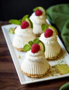 Mini Frozen Key Lime Pies