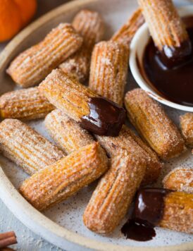 Baked Pumpkin Churros