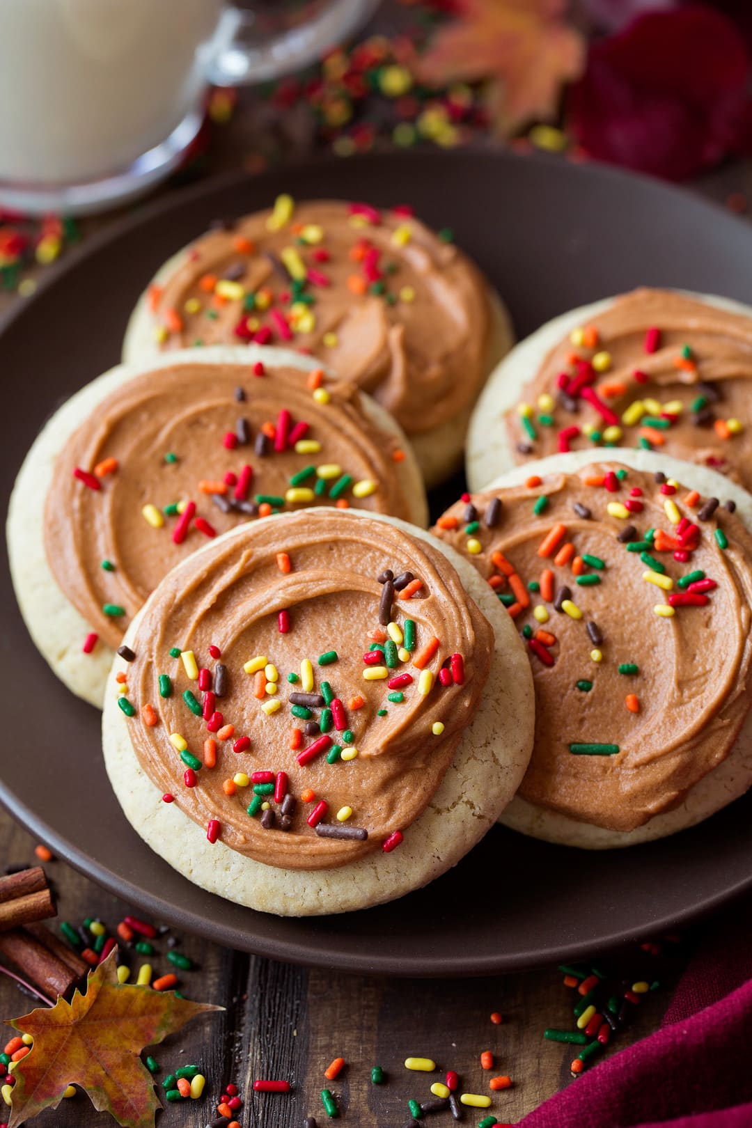 Maple Cinnamon Sugar Cookies