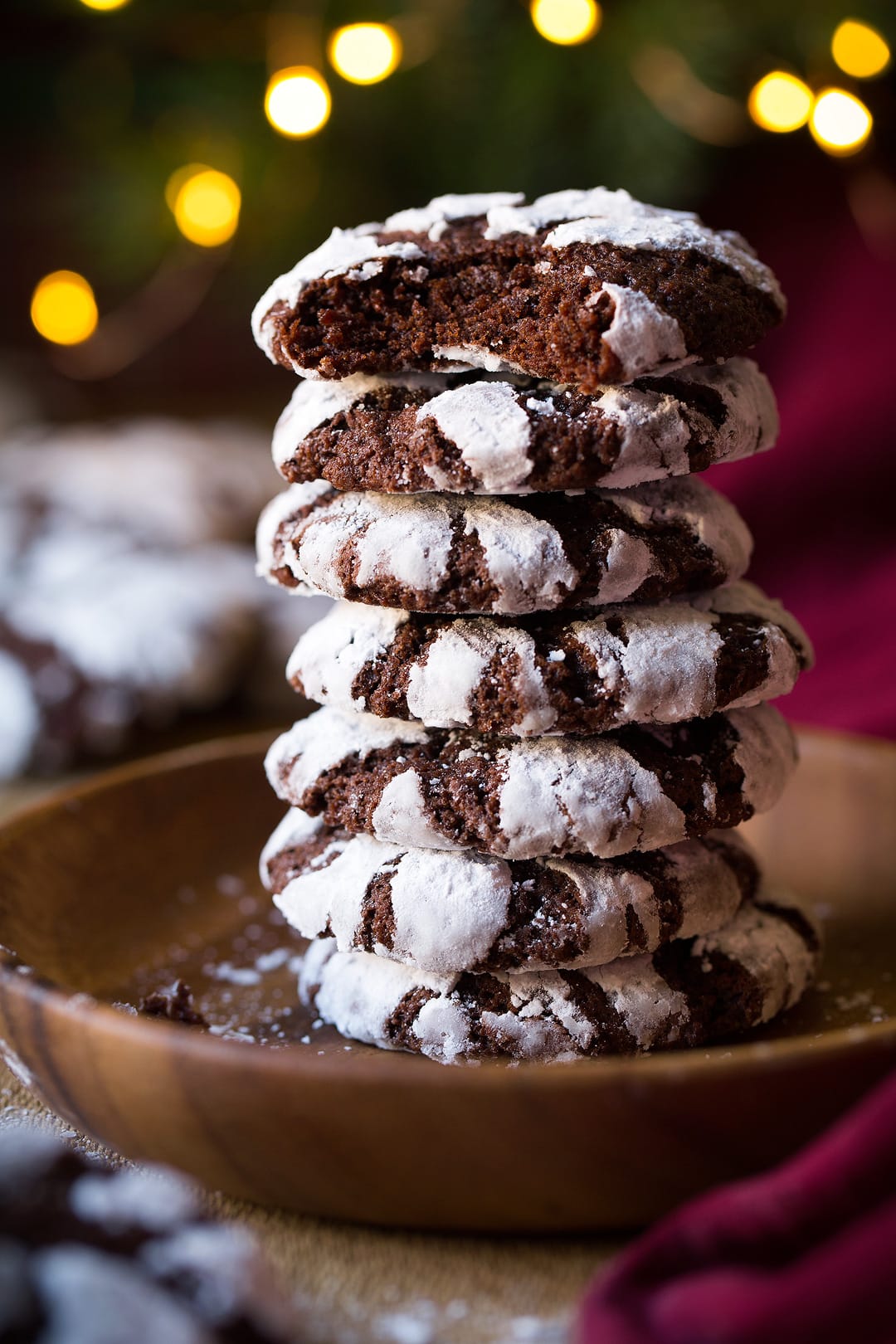 Chocolate Crinkle Cookies