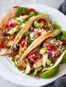 Oven Roasted Chicken Tacos