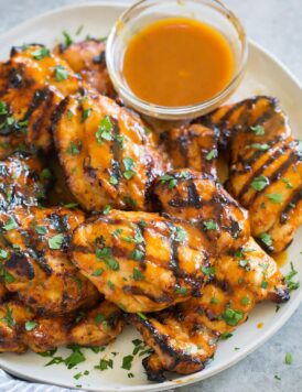 Sticky Honey Orange Grilled Chicken Recipe