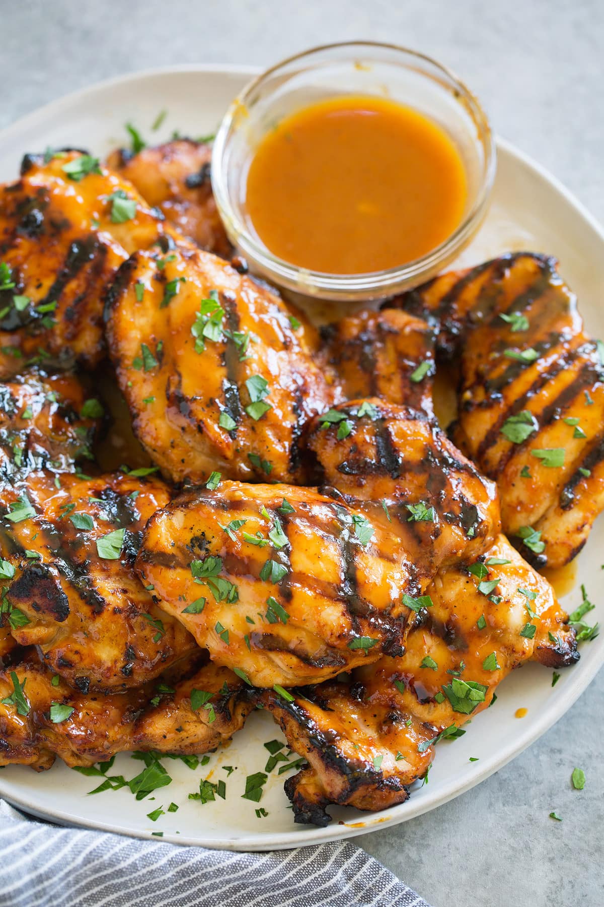 Sticky Honey Orange Grilled Chicken Recipe