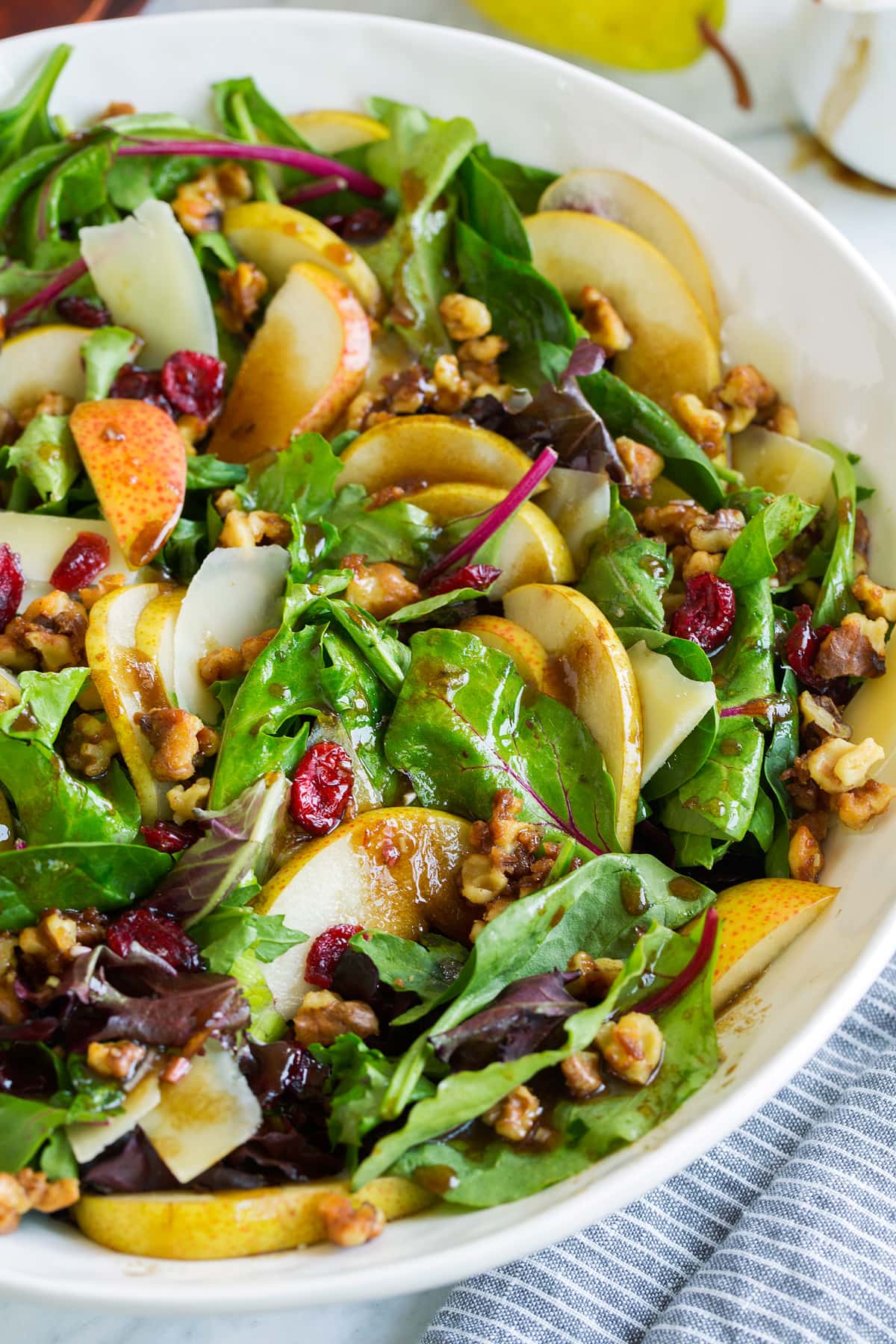 Pear Salad with Balsamic Vinaigrette