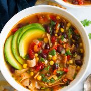 Black Bean Tortilla Soup