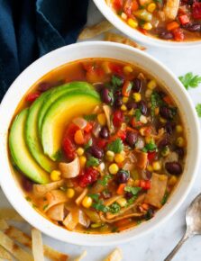 Black Bean Tortilla Soup