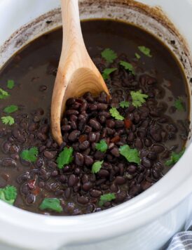 Black Beans made in the Crockpot or Instant Pot