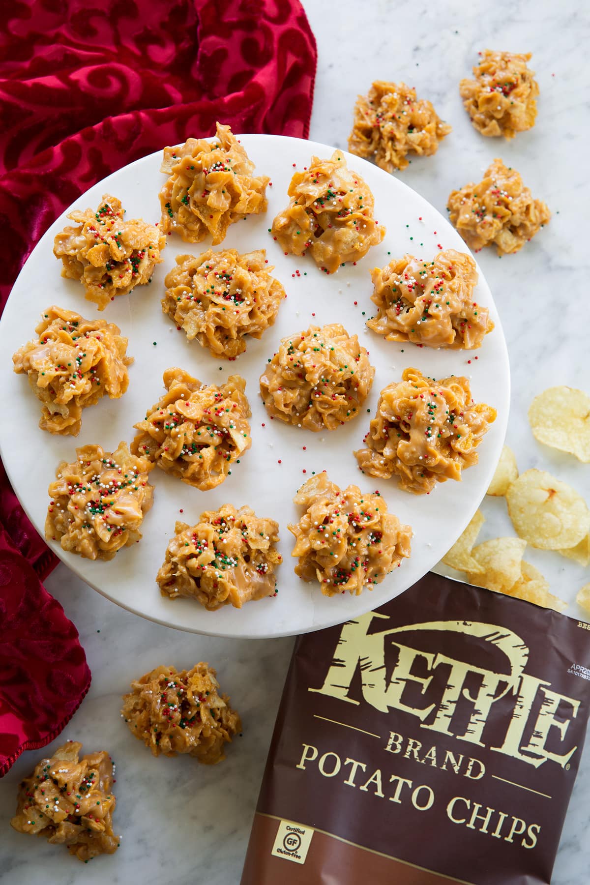 No Bake Cornflake Cookies