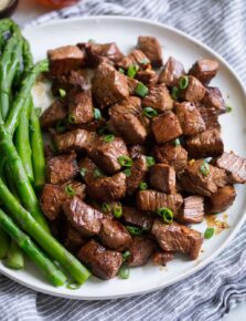 Honey Garlic Steak Bites