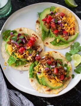 Vegetarian Lentil Tacos