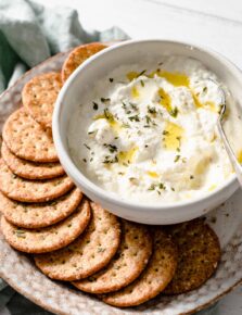 Homemade ricotta cheese