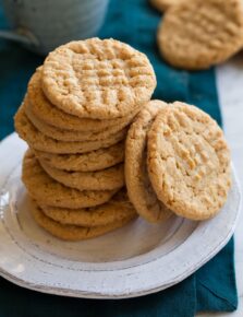 3 ingredient peanut butter cookies