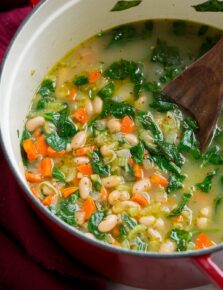 Bean Soup in a large pot.