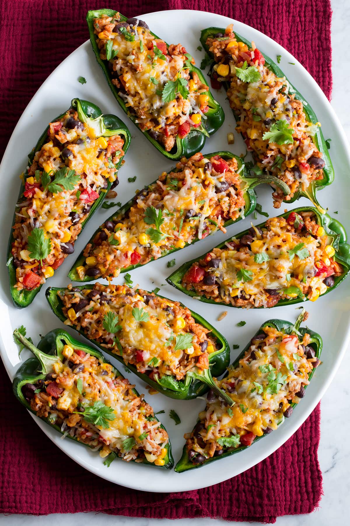 Stuffed Poblano Peppers