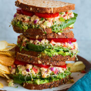 Chickpea salad sandwiches