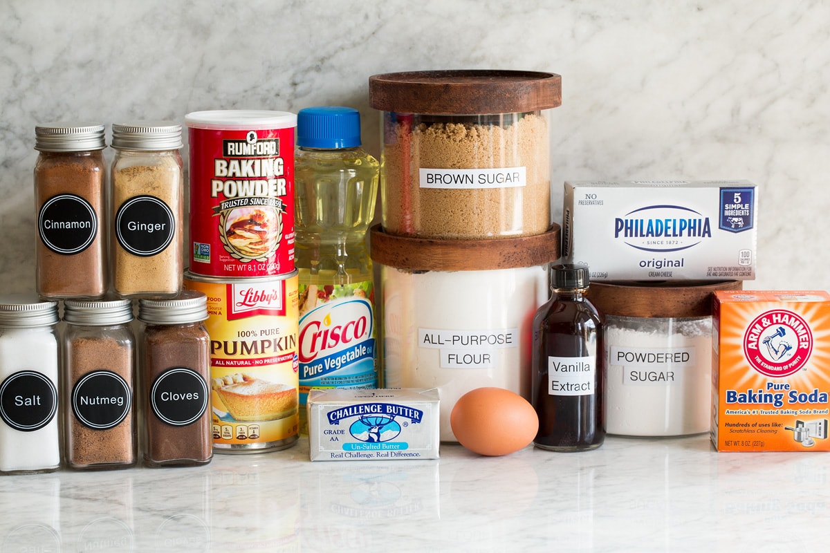 Pumpkin Whoopie Pie Ingredients